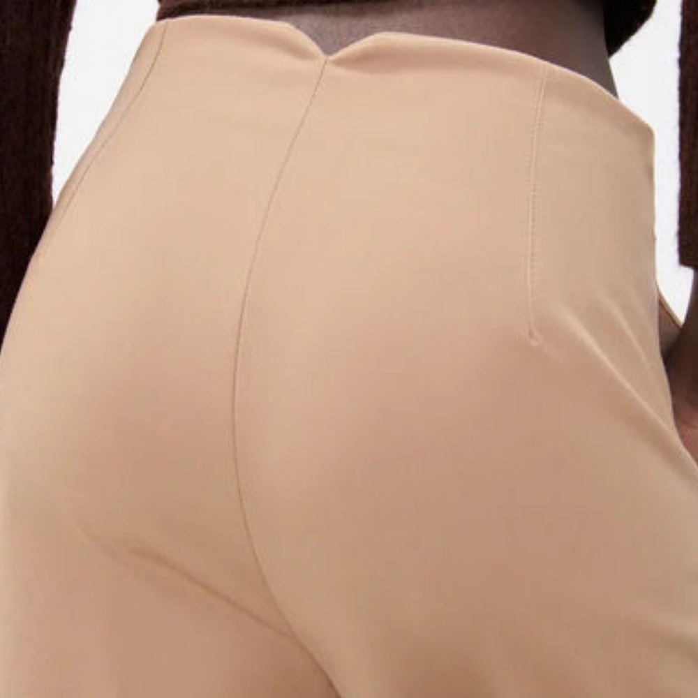 Zara Wide Leg Pintuck Pants - Picture 5 of 14